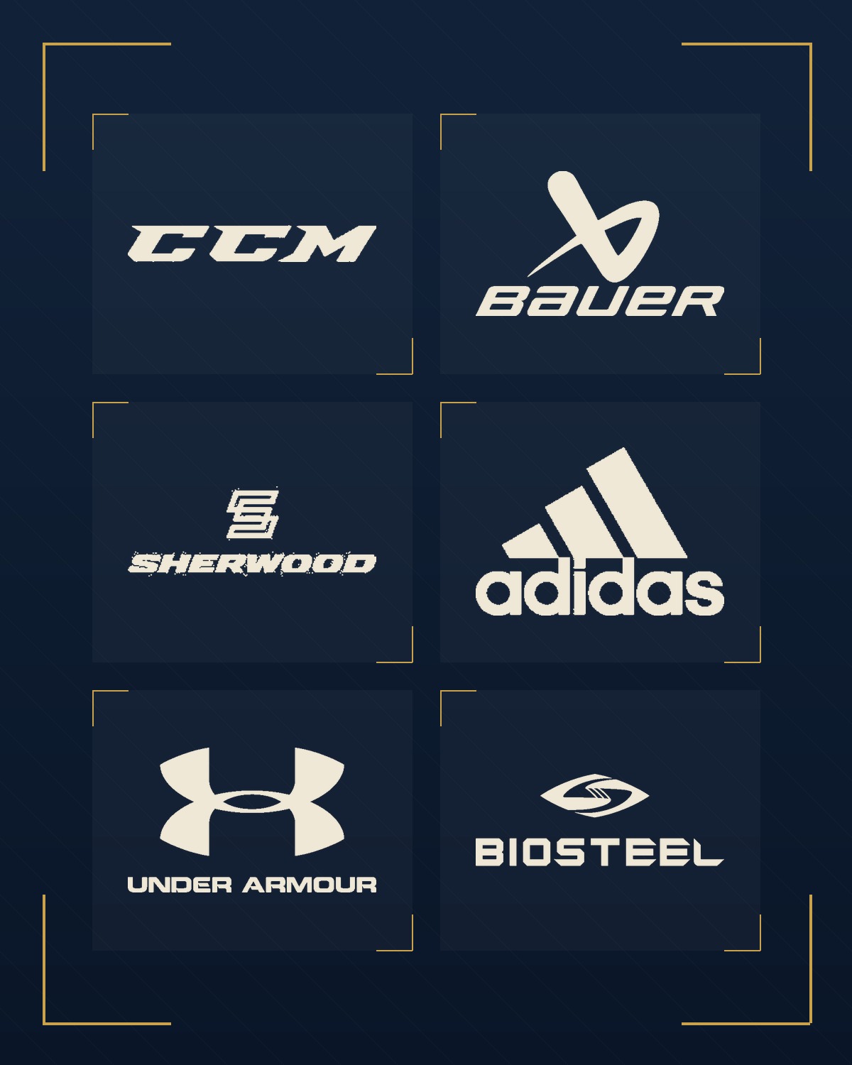 Brands worn and endorsed by Valette Sports Group clients